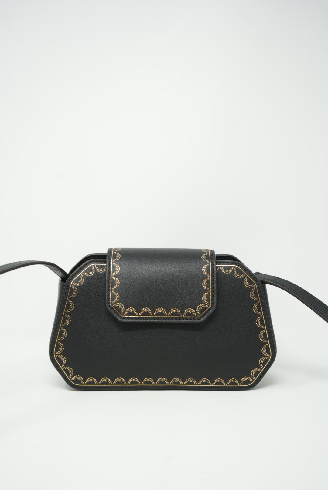 Cartier Guirlande de Cartier Nano Black Leather Crossbody