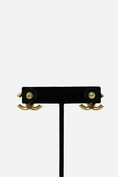 Pre-Owned Chanel 24P CC Enamel Earrings 2024