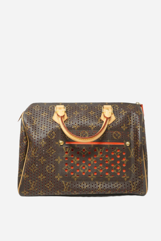LOUIS VUITTON Perforated Speedy 30 Bag 2006