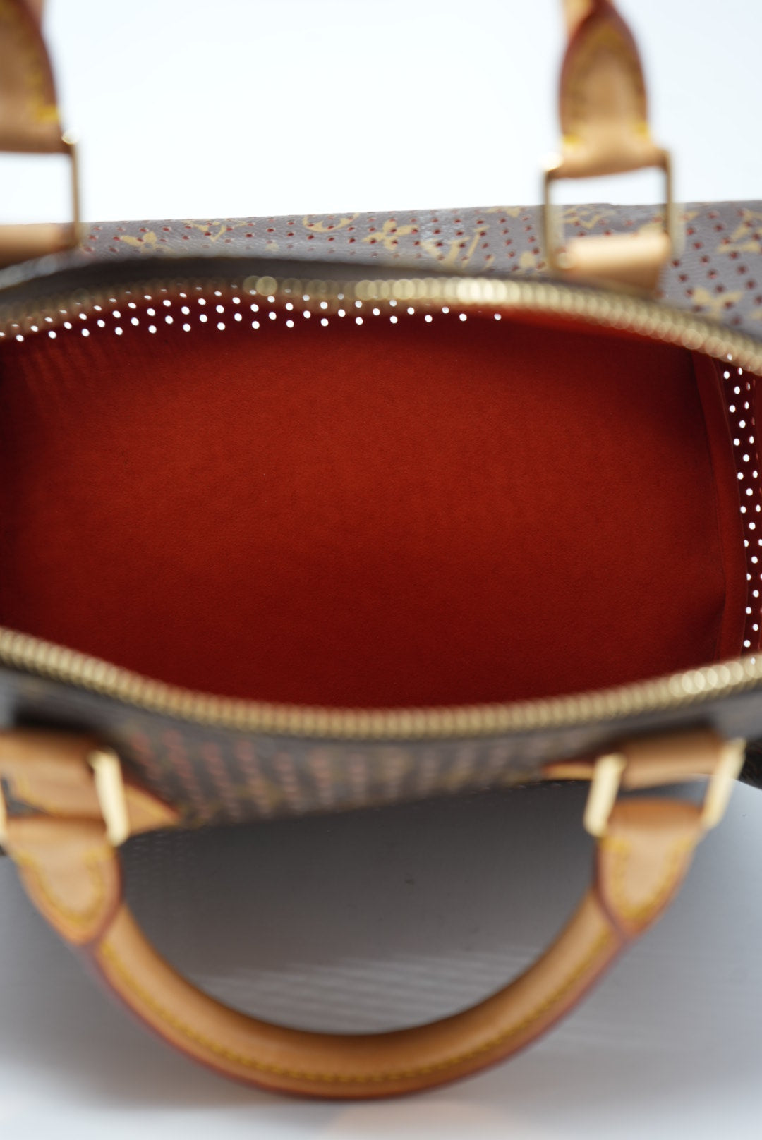 LOUIS VUITTON Perforated Speedy 30 Bag 2006