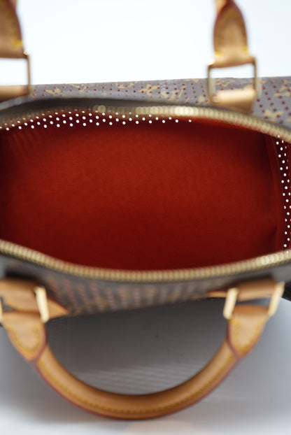 LOUIS VUITTON Perforated Speedy 30 Bag 2006