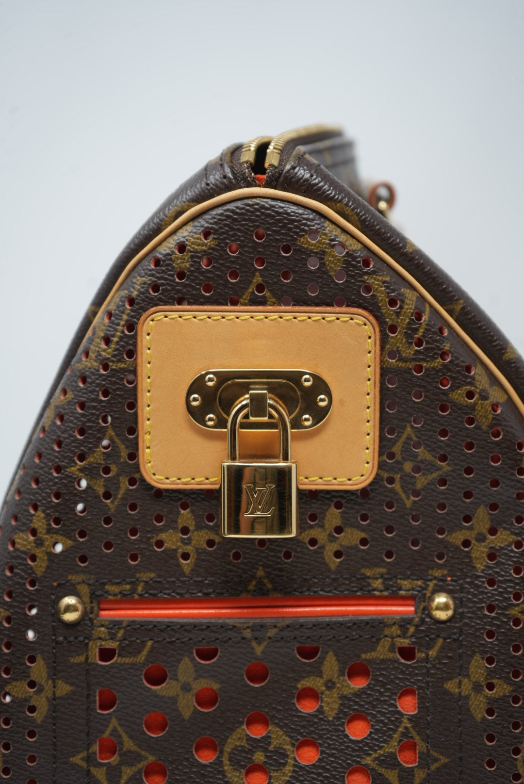LOUIS VUITTON Perforated Speedy 30 Bag 2006