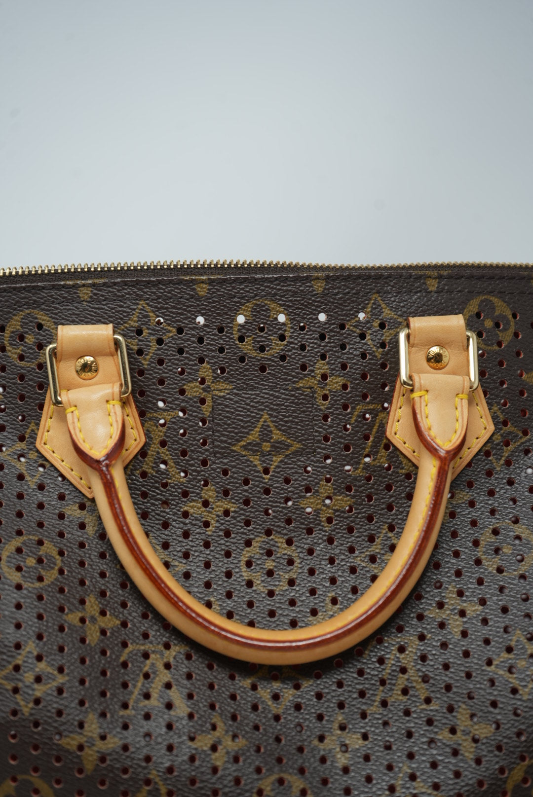 LOUIS VUITTON Perforated Speedy 30 Bag 2006