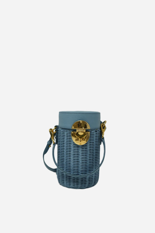Miu Miu Wicker Barrel Bag