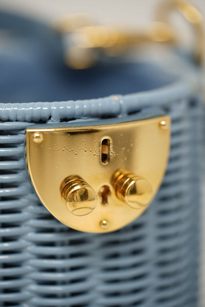 Miu Miu Wicker Barrel Bag