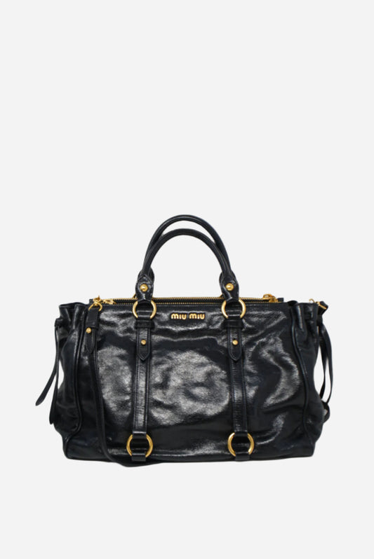 Miu Miu 2 Ways Calfskin Shoulder Bag