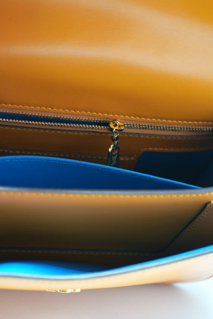 LOUIS VUITTON Smooth Calfskin Pont 9 Handbag