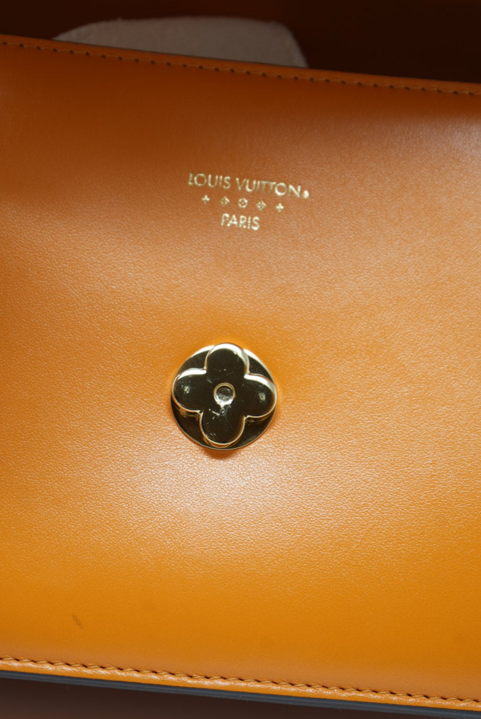 LOUIS VUITTON Smooth Calfskin Pont 9 Handbag