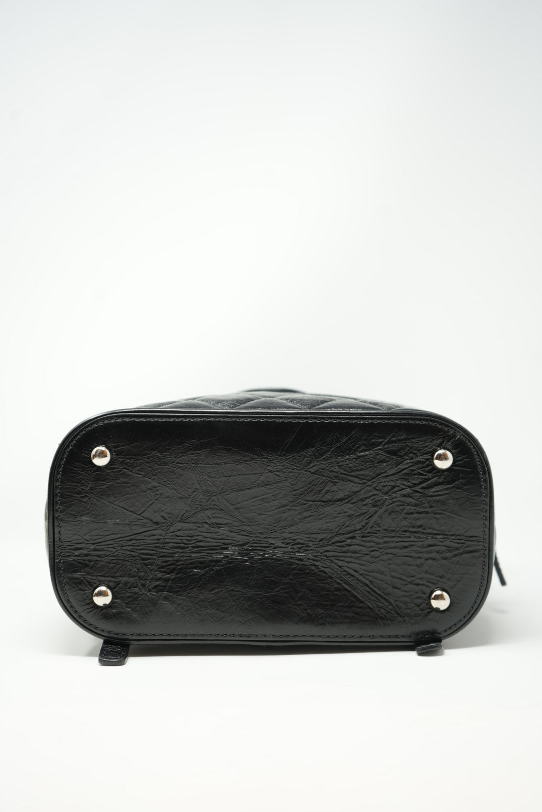 Pre-Owned CHANEL Calfskin PVC Quilted Backpack