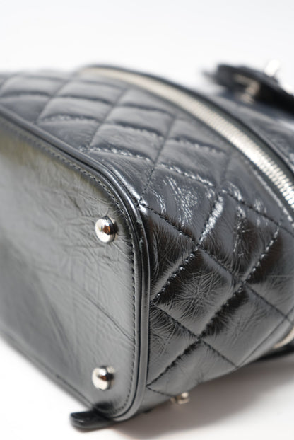 Pre-Owned CHANEL Calfskin PVC Quilted Backpack