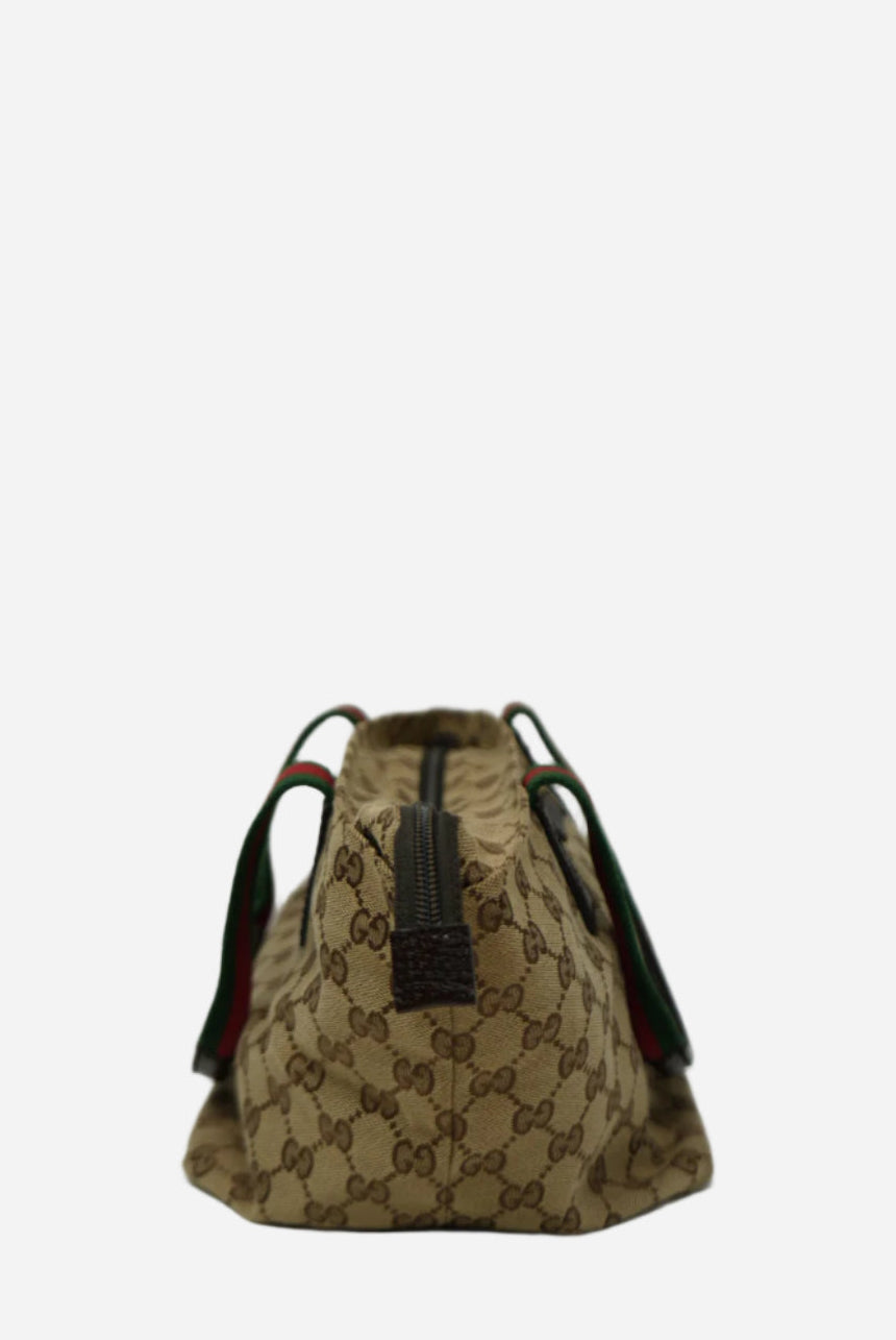 Gucci GG Canvas Zipper Mini Tote Bag