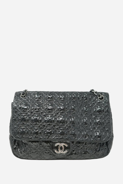 Pre-Owned Chanel Patent Vinyl XL Flap Bag 2008-2009