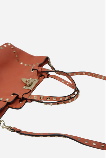 Valentino Calfskin Small Rockstud Tote