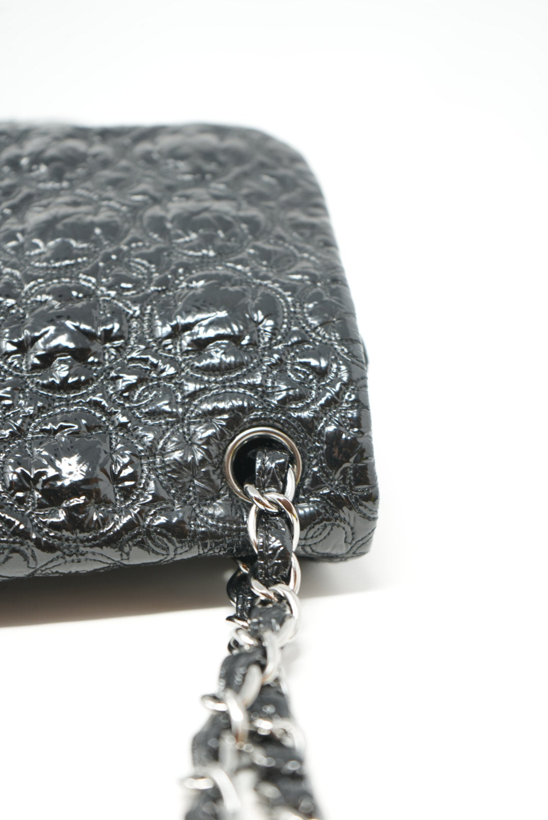 Pre-Owned Chanel Patent Vinyl XL Flap Bag 2008-2009