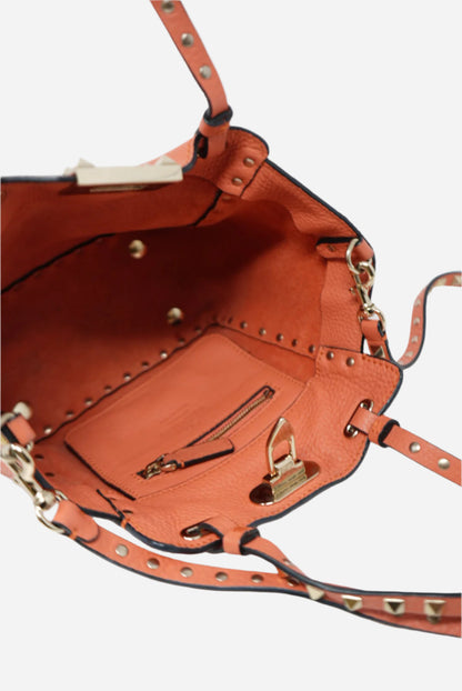 Valentino Calfskin Small Rockstud Tote
