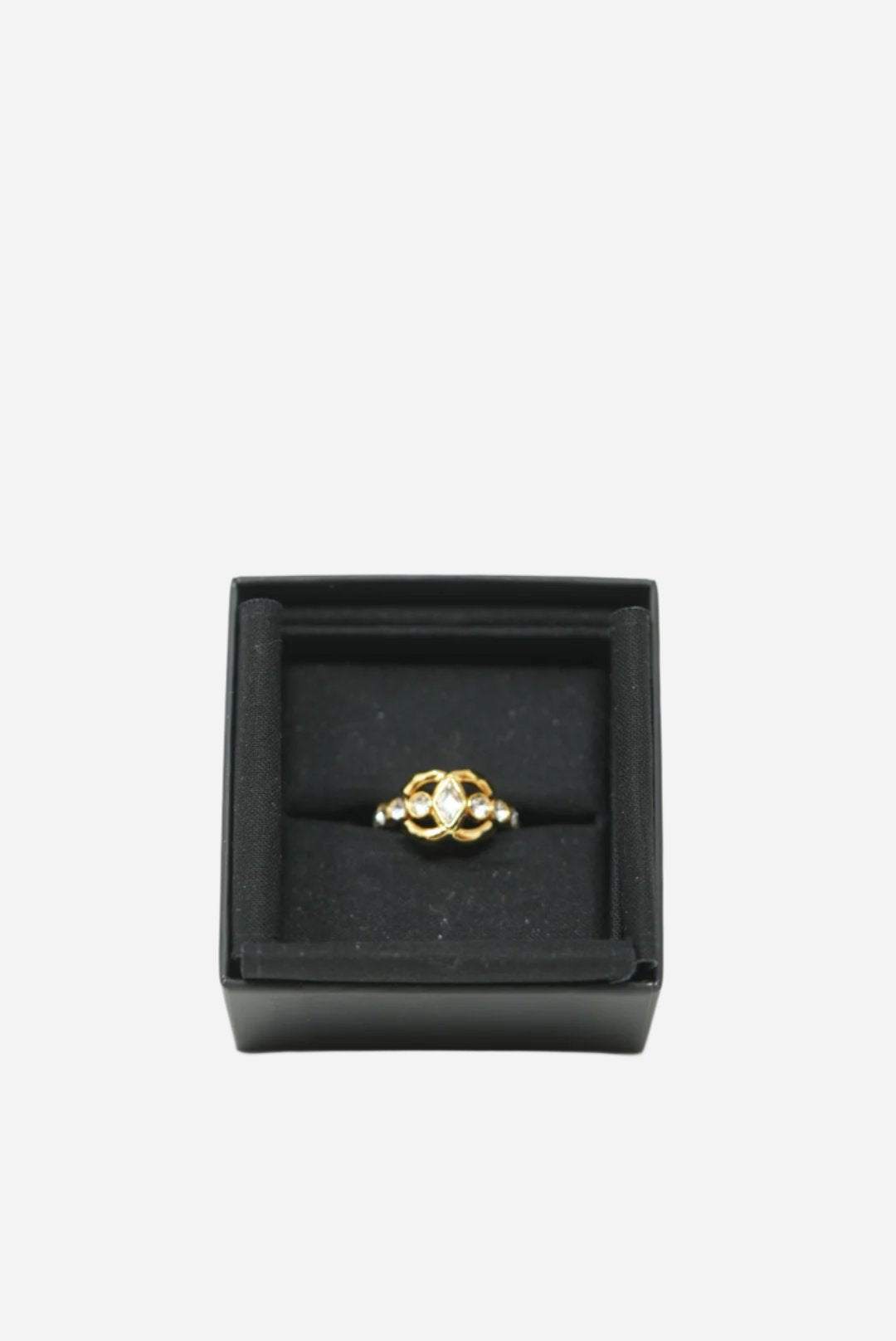 Pre-Owned Chanel Coco Mark Cruise Ring W/box