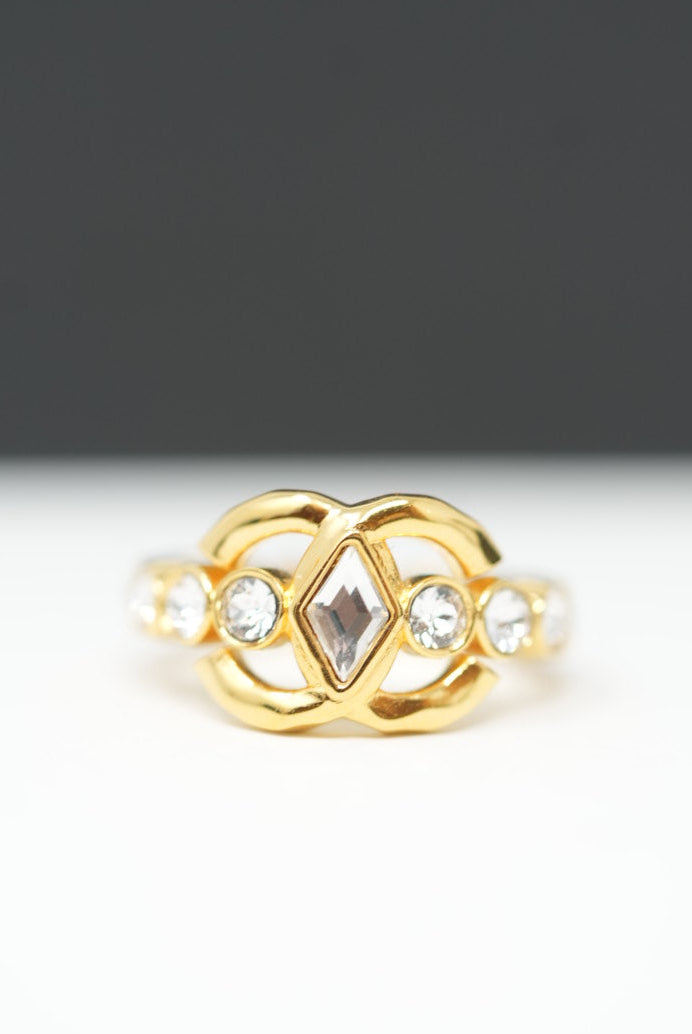 Pre-Owned Chanel Coco Mark Cruise Ring