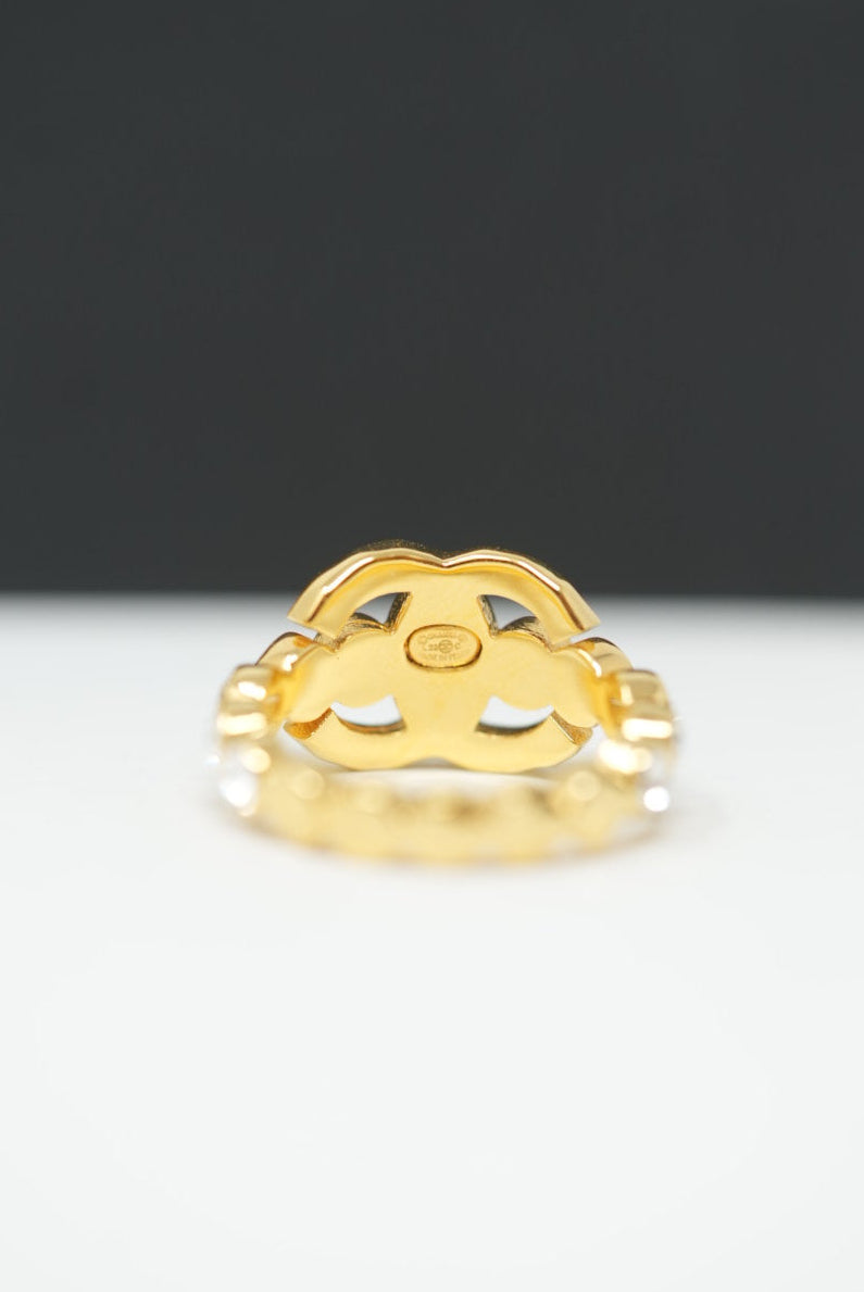 Pre-Owned Chanel Coco Mark Cruise Ring