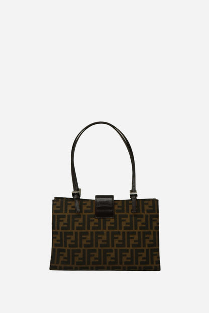Fendi Vintage Zucca Shoulder Bag