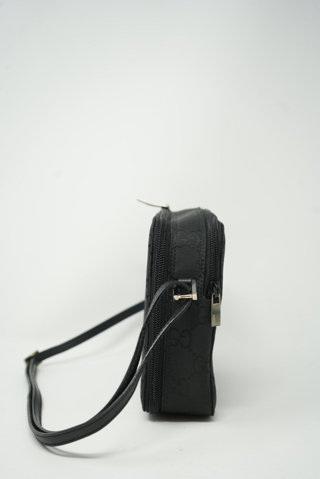 Gucci GG Canvas Shoulder Bag Black