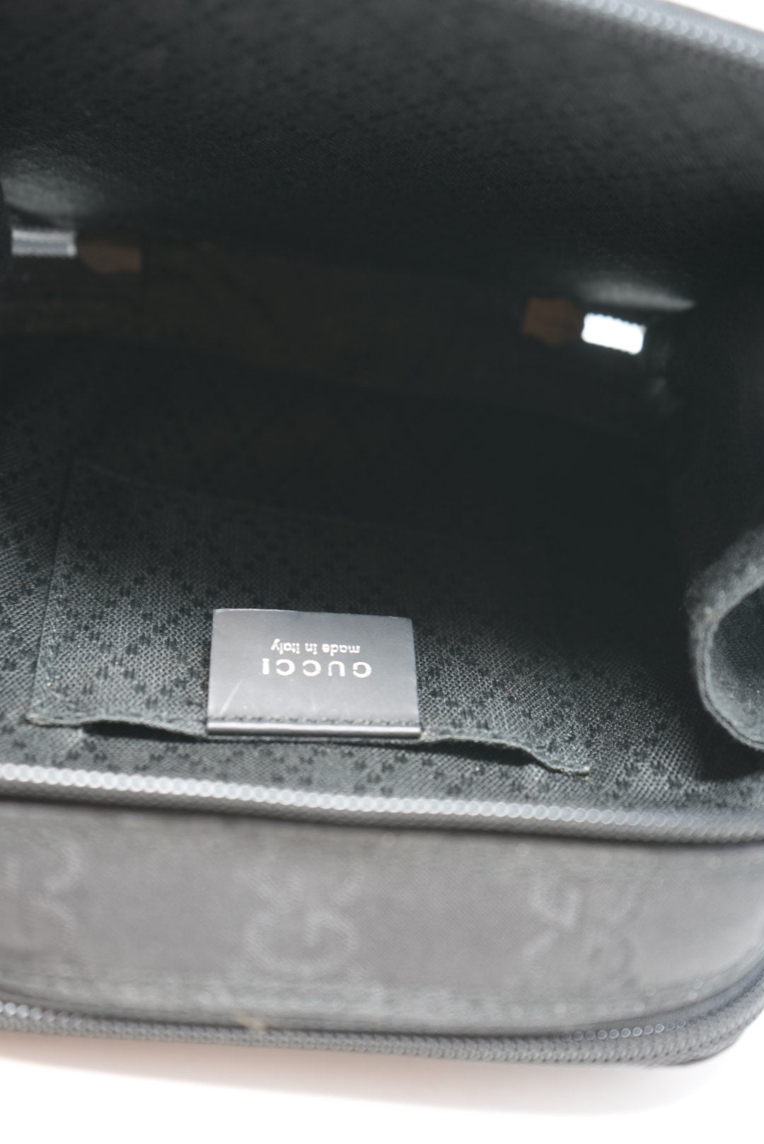 Gucci GG Canvas Shoulder Bag Black