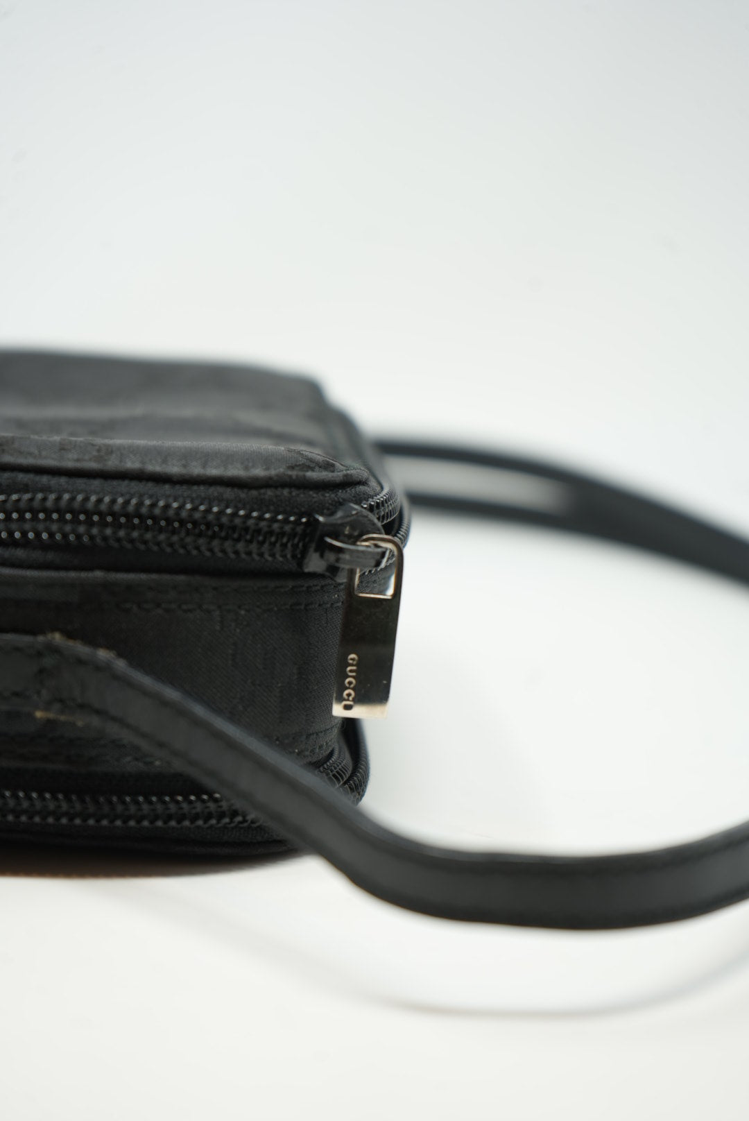 Gucci GG Canvas Shoulder Bag Black