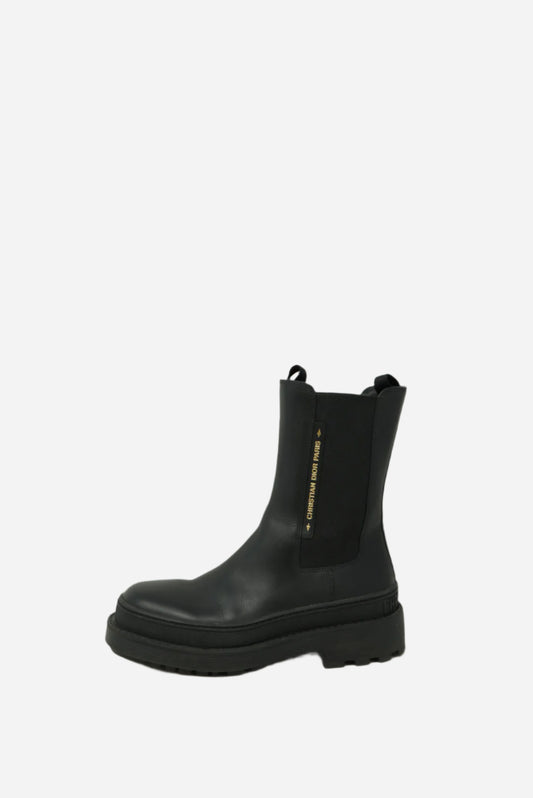 Dior Leather Black Boots