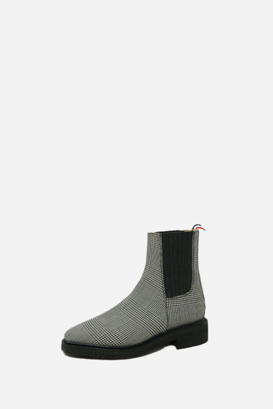 Thom Browne Chelsea Boot Black And White NW