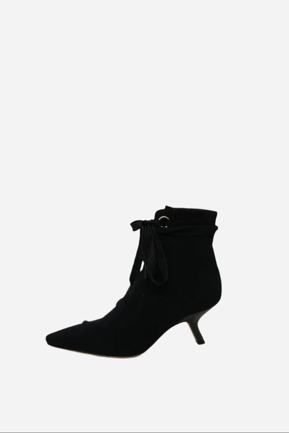 Christian Dior Black D-Hide Stretch Mesh Ankle Boots Size 37