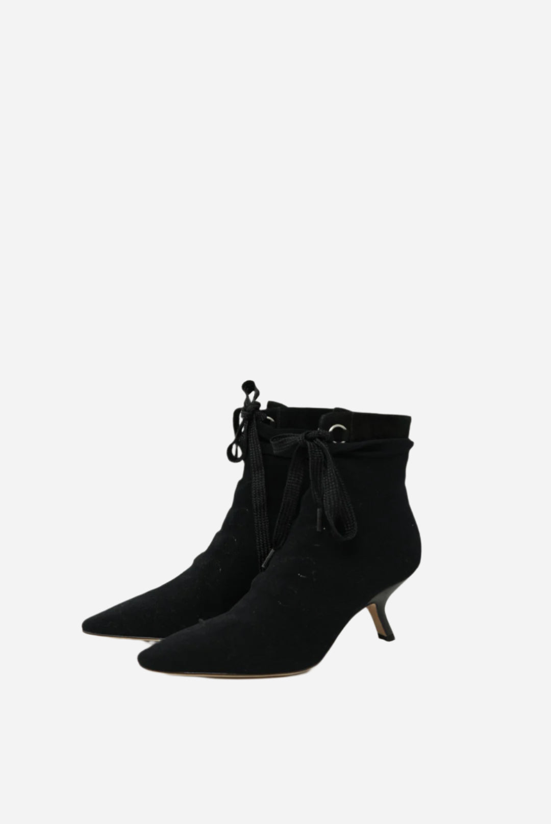 Dior Black D-Hide Stretch Mesh Ankle Boots