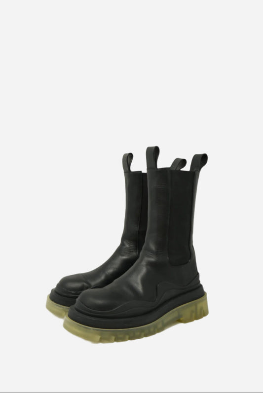 Bottega Veneta Black S Go Boots Size 36.5