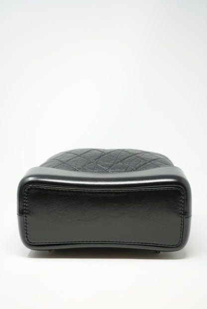 Pre-Owned CHANEL Gabrielle Backpack Black 2021
