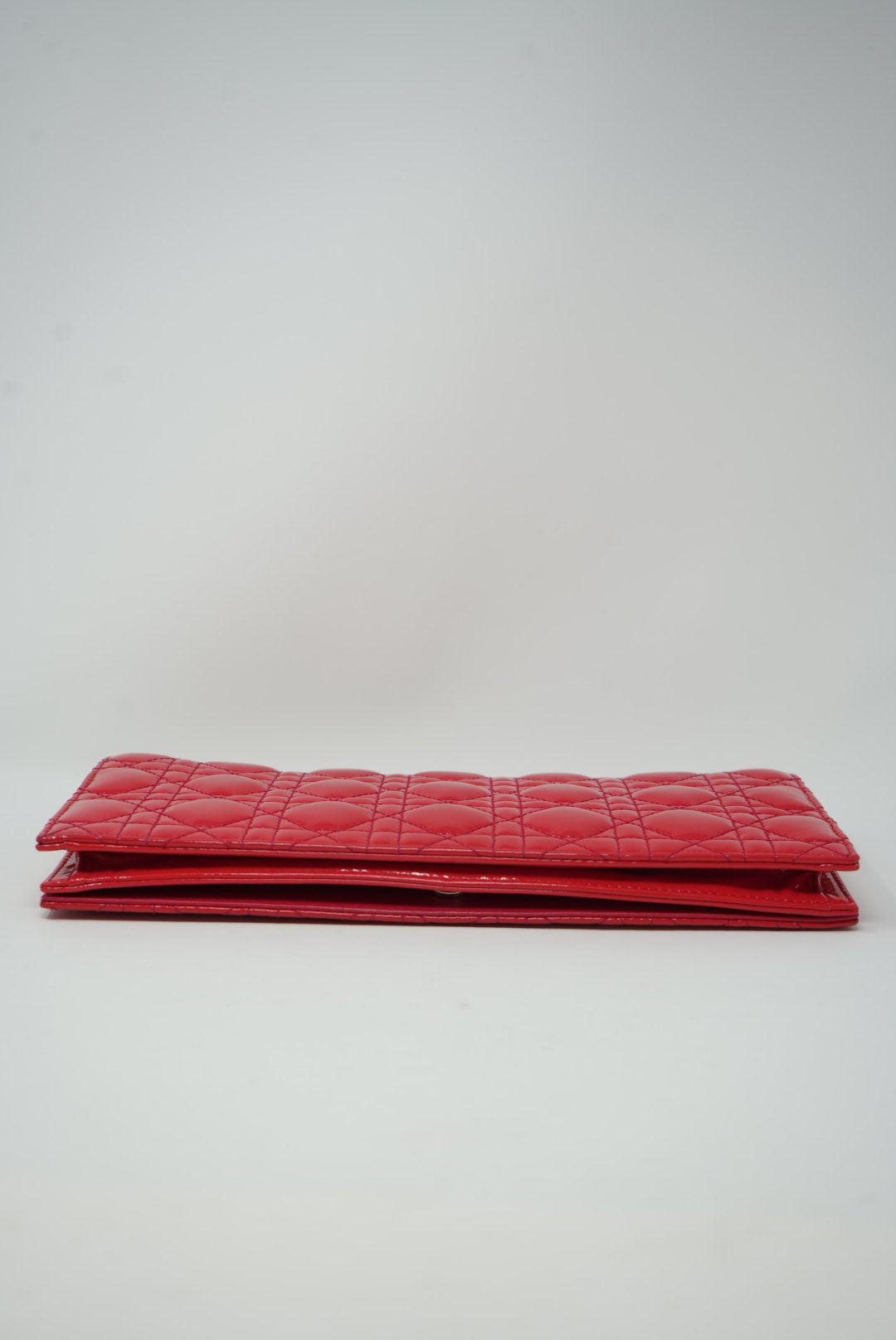 Lady Dior Pouch With Chain Patent 2013