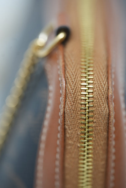 Celine Clutch with Chain in Triomphe