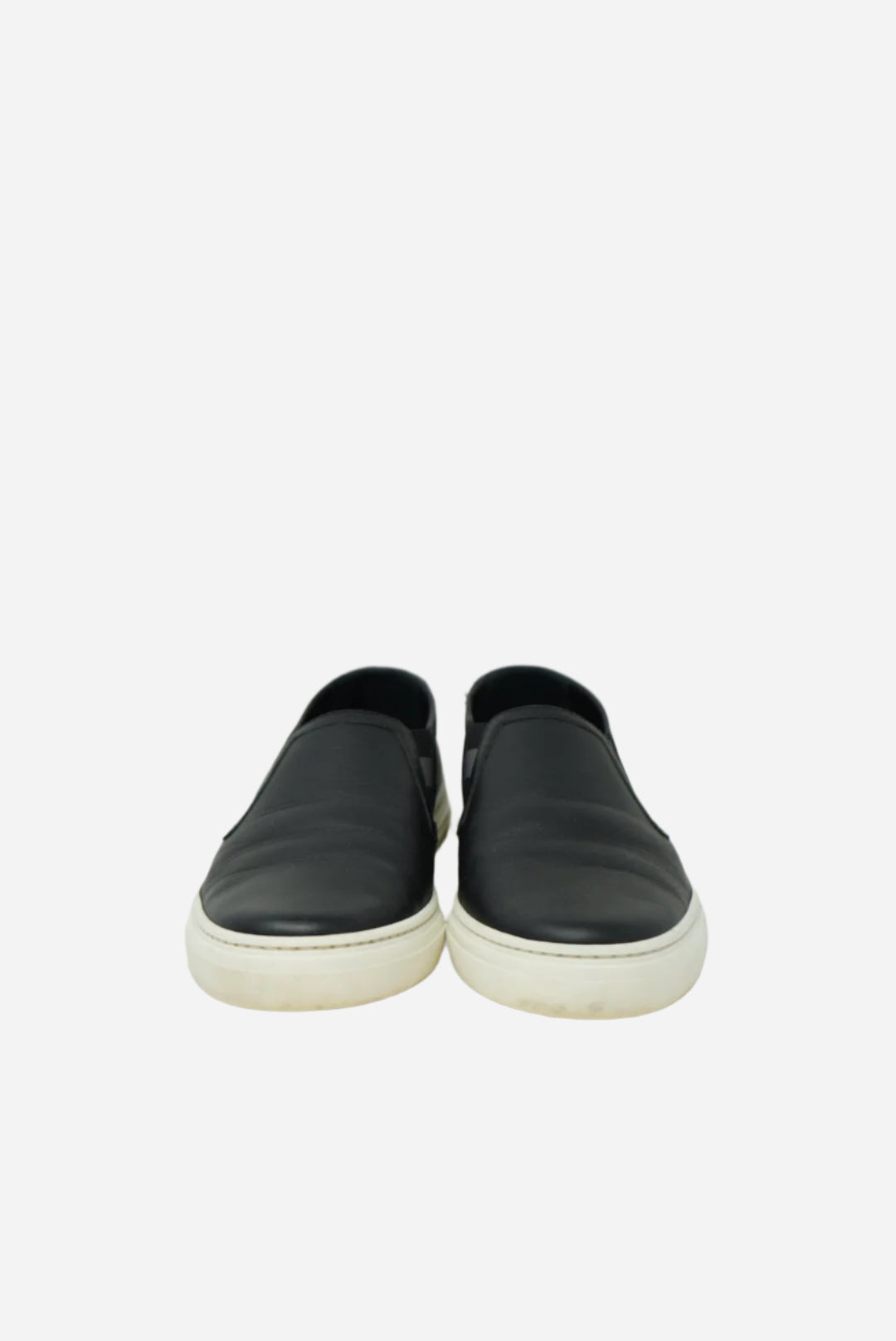 Gucci Black Leather Slip on