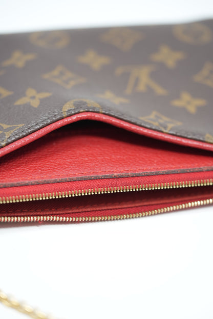 LOUIS VUITTON Monogram Pallas Clutch 2017