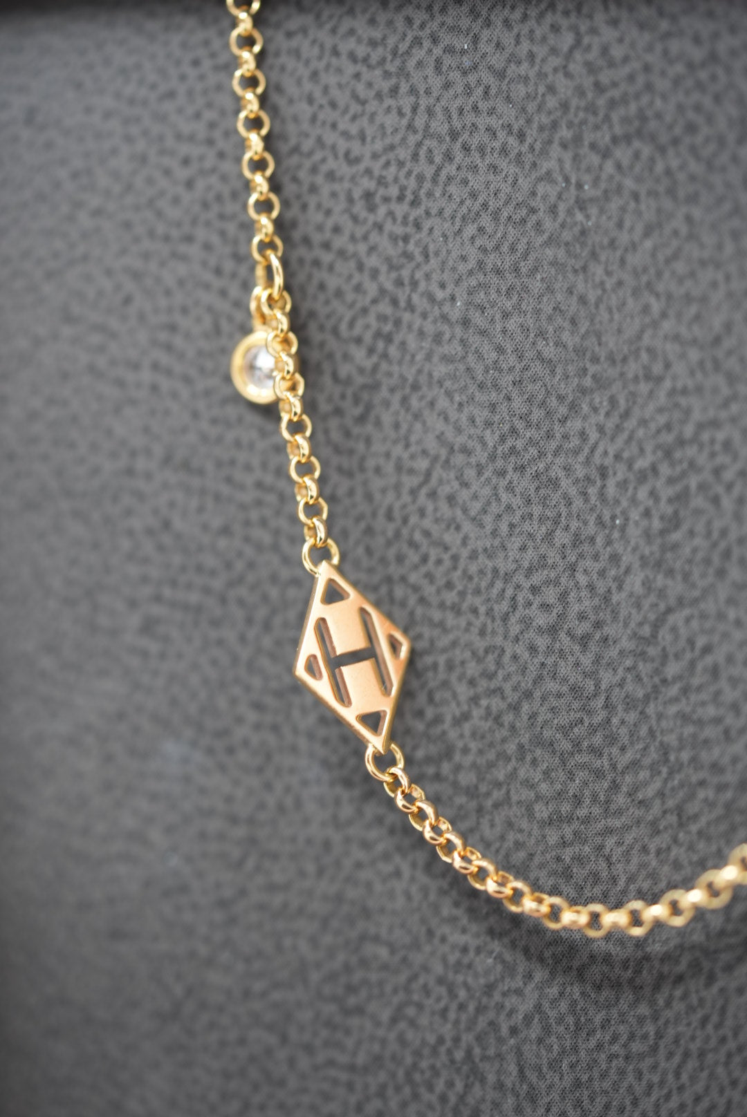 HERMES 18K Gambade Bracelet XS