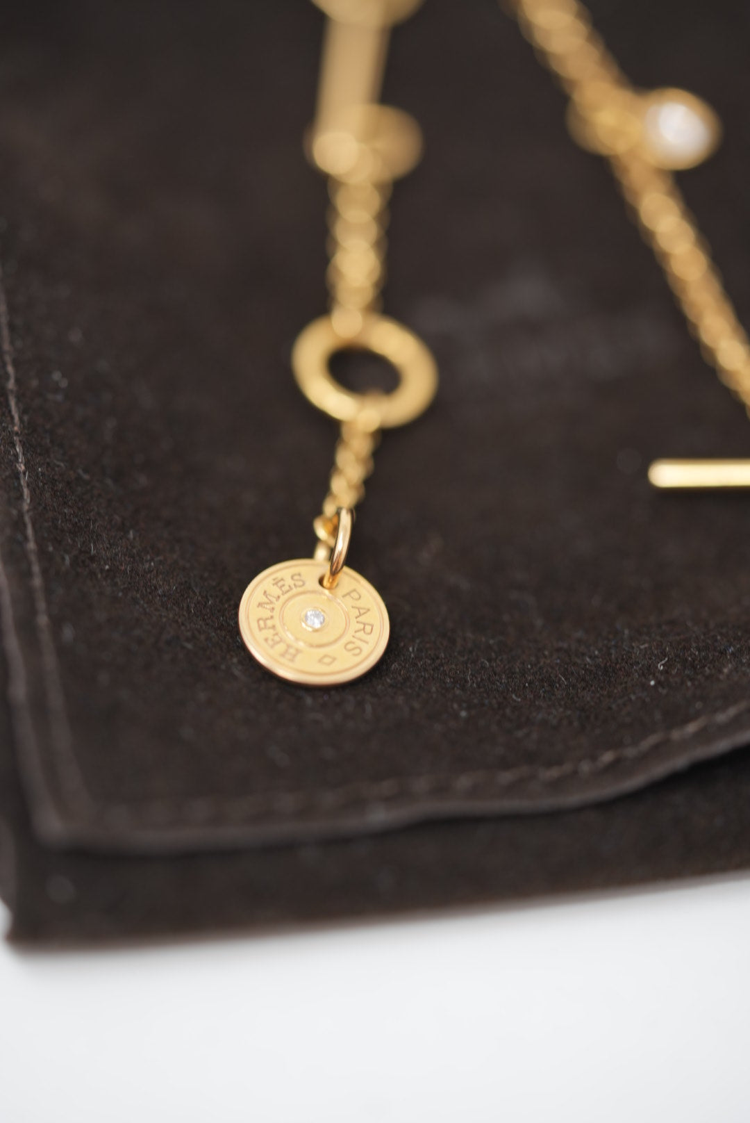 HERMES 18K Gambade Bracelet XS