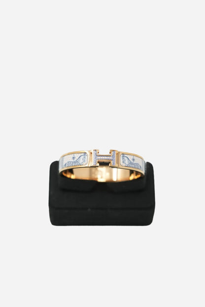 Hermes Clic H Pattern Bracelets