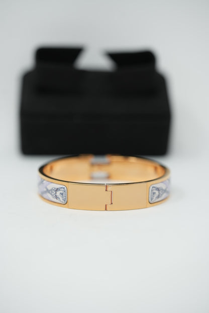 Hermes Clic H Pattern Bracelets