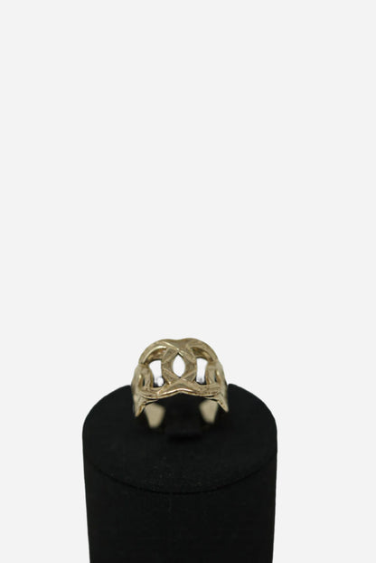 Pre-Owned Chanel CC Quilted Ring