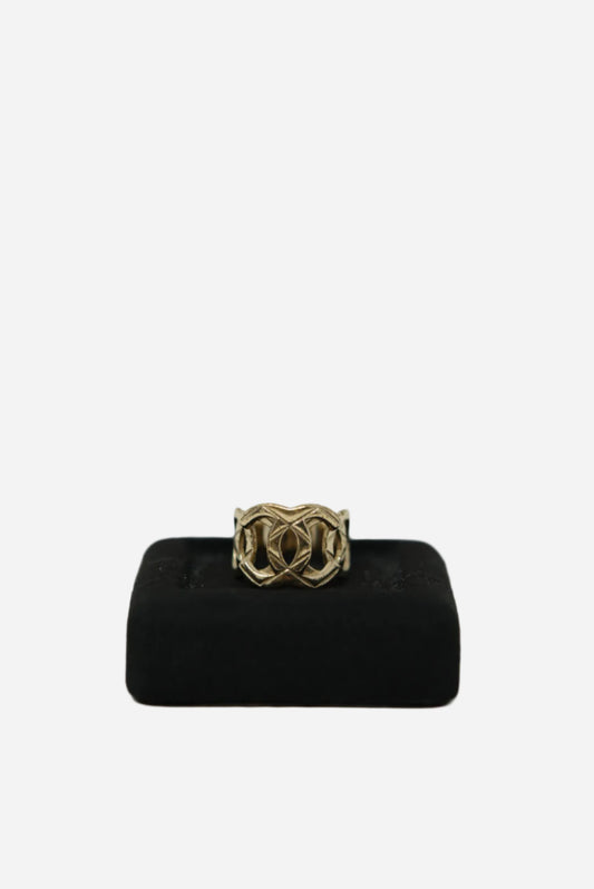 Pre-Owned Chanel CC Quilted Ring