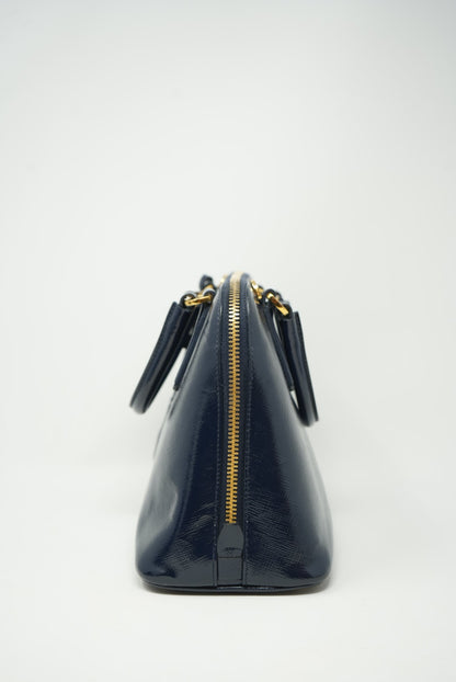 Prada Saffiano Vernice Small Promenade Tote
