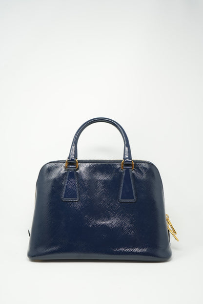 Prada Saffiano Vernice Small Promenade Tote