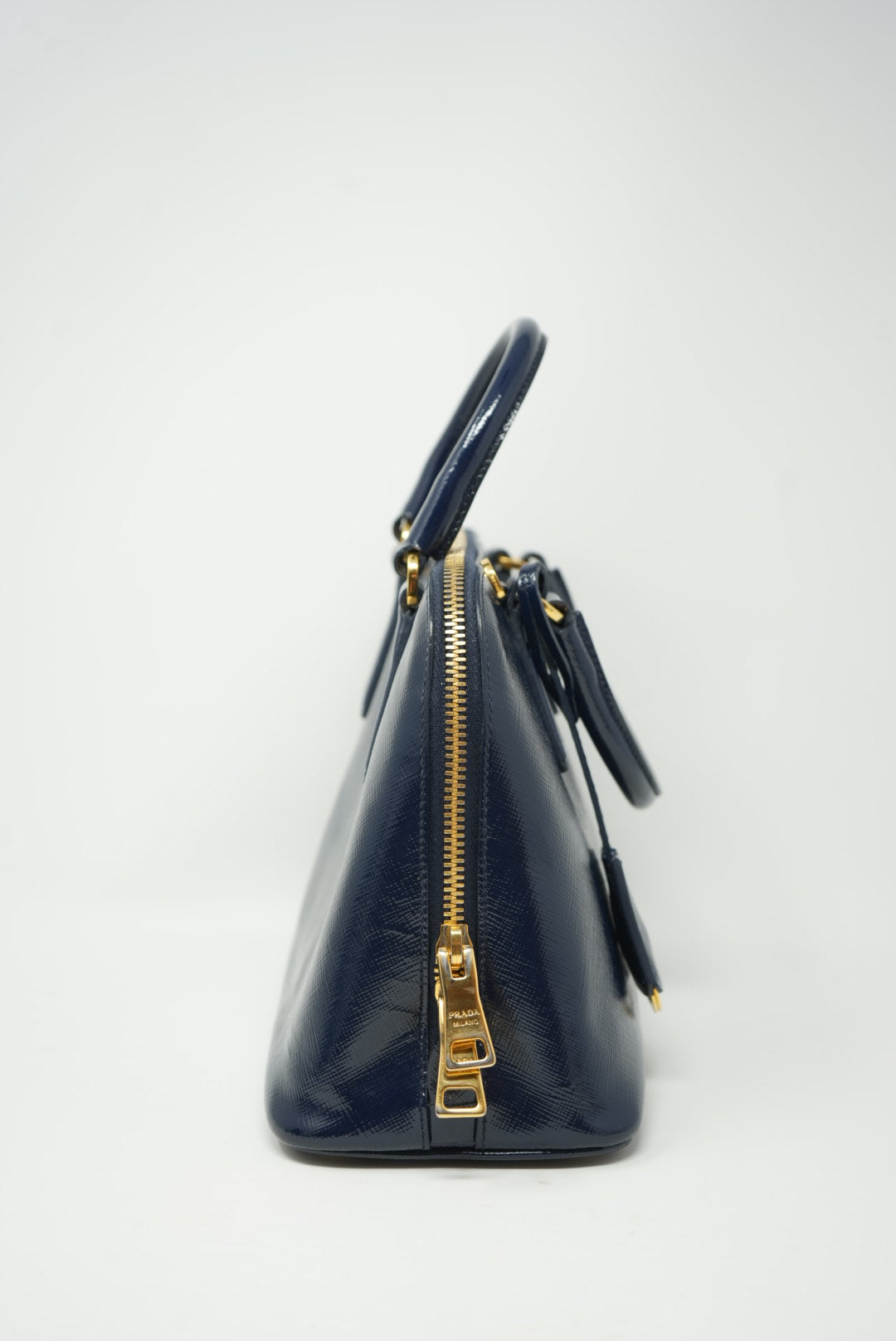 Prada Saffiano Vernice Small Promenade Tote