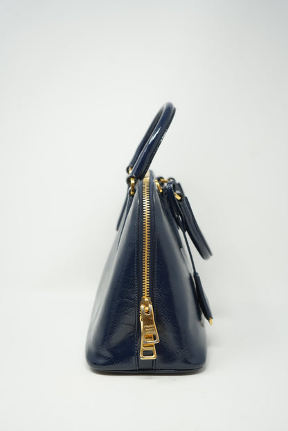 Prada Saffiano Vernice Small Promenade Tote