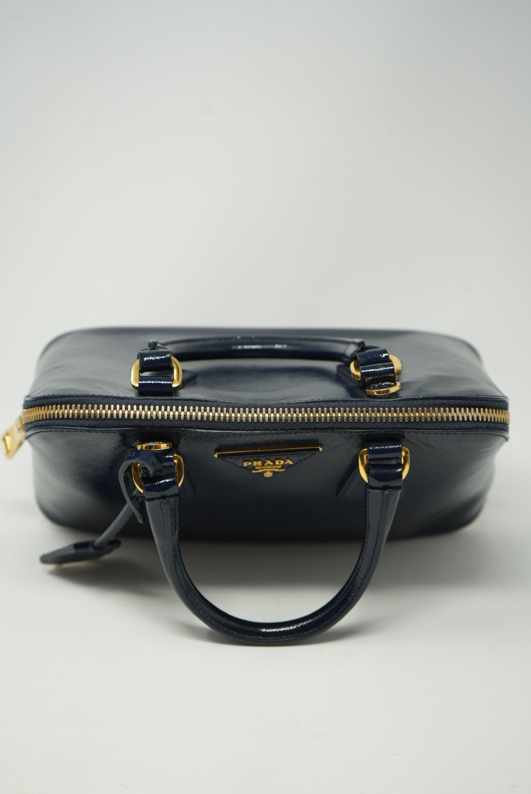 Prada Saffiano Vernice Small Promenade Tote