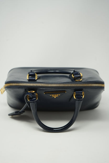 Prada Saffiano Vernice Small Promenade Tote