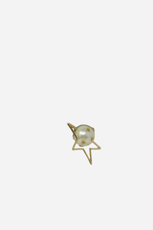 Dior Pearl Asymmetric Earring Single