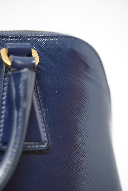 Prada Saffiano Vernice Small Promenade Tote